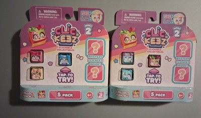 Clickeez 5-Pack Collectible Character Keyboard Keys Click Fidget Toys LOT OF 2