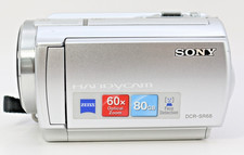 Sony Handycam DCR-SR68 80GB HDD   60x Carl Zeiss Zoom   Touchscreen   Tested
