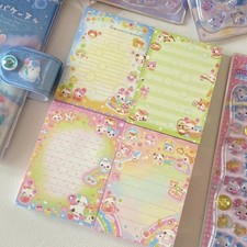 Kawaii Rainbow Bear Memo Pads - 50 Sheets - 3.94 x 2.76 in To-Do List Journal