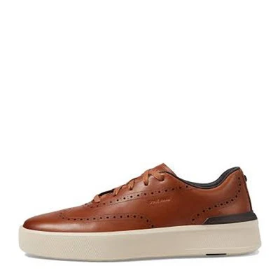 Cole Haan GrandPro Crew Punta de Ala Británico Tostado/Abedul Hombres Zapatos Botas C37606 - Imagen 1 de 4