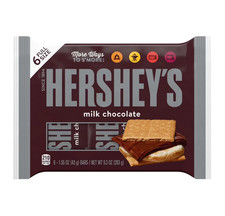 Hershey's Milk Chocolate Candy Bars, 1.55 oz 6 Count