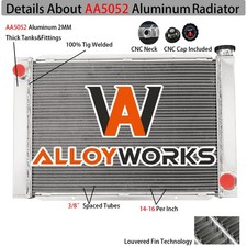 3row Radiator For Universal 28x19 Chevy Gm Sbc Bbc