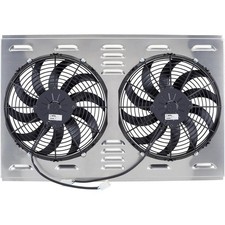 Speedway 9174004 Dual 12 Inch Electric Fan Shroud Combo Kit 28 W X 17 H Speedway 9174004 Dual 12 Inch Electric Fan Shroud Combo Kit 28 W X 17 H