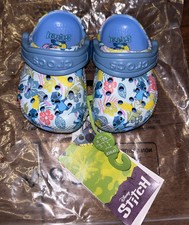 Crocs Disney Stitch Classic Clogs Sz 4 C4 toddler Slip On Sandals NEW w/out Box