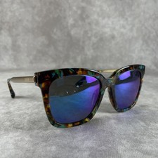 DIFF Bella MT-BU10P Blue Brown Gold Polarized Full Rim Square Lens Sunglasses