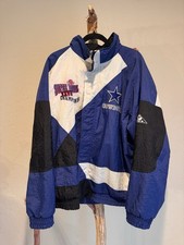 Dallas Cowboys Jacket XL Apex One Mens Super Bowl Champions Blue Vintage 