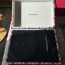 Crosley CR8005A-TP Cruiser Deluxe Record Player with Built In Speaker Tweed