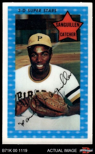 Manny Sanguillen #13 1971 Kellogg's card