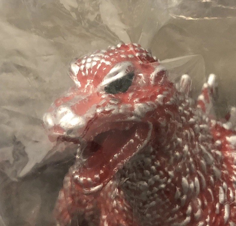 Huang Cheng Toys 15” X 10” Red & Silver Godzilla King of The Monsters Figure NEW