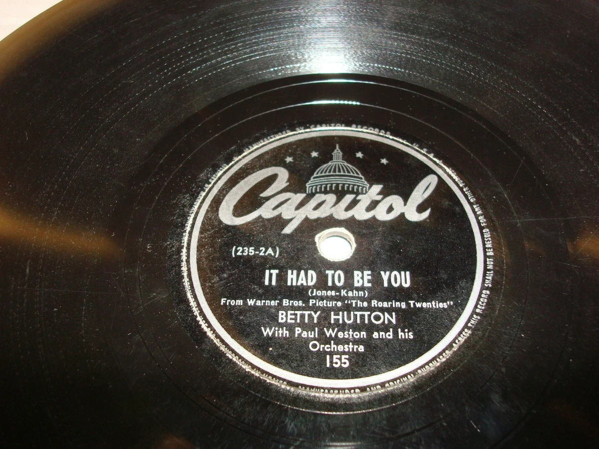 Capitol Records 78 RPM Vinyl Records Just Listed 2026