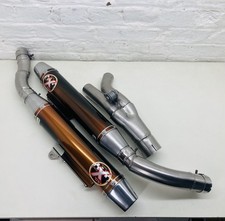 YAMAHA YZF R1 5VY 2004-2006 IXIL Stainless Exhaust Silencers End Cans Link Pipe