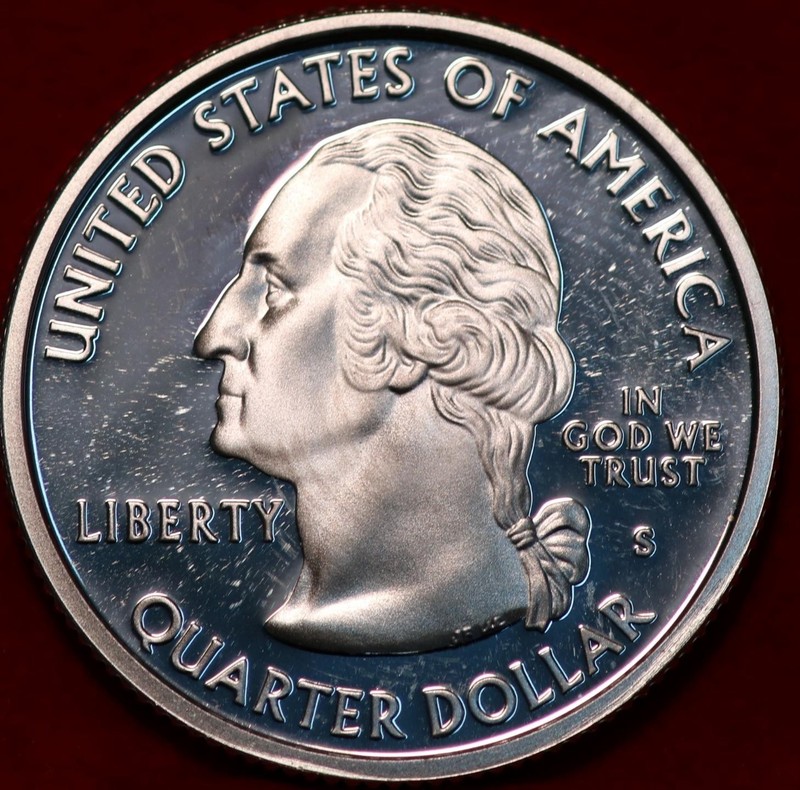 Uncirculated Proof 2004-S Michigan Silver Statehood Quarter