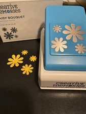 Creative Memories Daisy Bouquet Punch Decorative Paper Scrapbooking