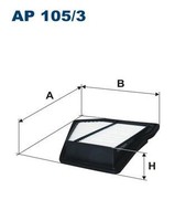 Filtron Luftfilter AP 105/3 FüR Honda