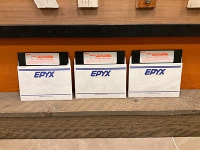 Vtg Revenge of Defender EPYX  Disk 1-3  IBM PC & Compatibles Game
