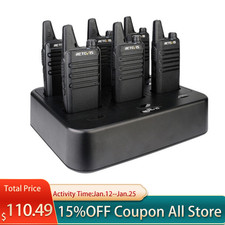 Retevis RT22 Walkie Talkies Rechargeable Two Way Radios 6 Six Way Multi Charger