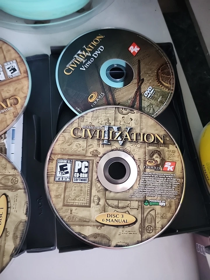 Sid Meier's 4 IV Civilization w/ DVD Small Box PC CIB Game of the Year Edition - Image 3 of 4