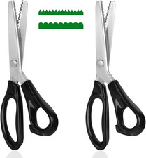2 Tijeras Dentadas Para Tela, Para Manualidades, Corte De Papel
