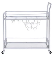 FirsTime & Co. Silver Delilah Bar Cart