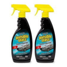 Invisible Glass Glass Cleaner Spray Streak Free Tint Safe 22oz 2 Pack Car Home