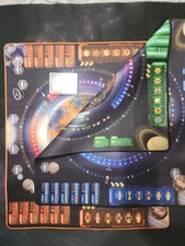 Terraforming Mars 3rd party Playmats and Milestone and Award cardboard tokens