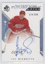 2018-19 SP Authentic Auto Future Watch 574/999 Joe Hicketts #228 Auto 10g1