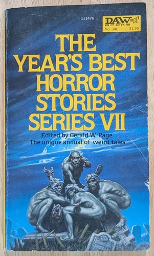 The Year's Best Horror Stories Series VII Gerald W Page (DAW, 1979) 1st Print