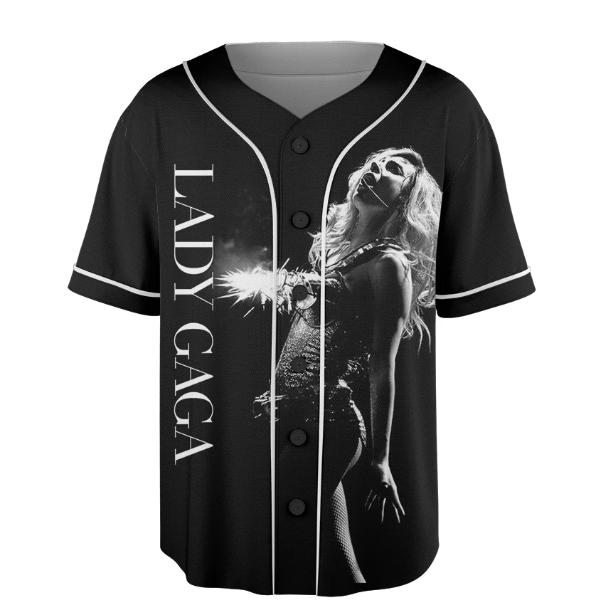 Ld ga The Mayhem Baseball Jersey, Graphic Ld ga Fan Shirt