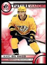 2023-24 SP Authentic Future Watch Limited Red Marc Del Gaizo RC #166