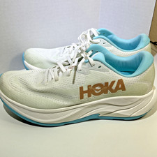 HOKA Women's Rincon 4 Running Shoes Frost/Rose-Gold Size 9B
