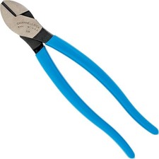 Channellock Model 338 Diagonal Cutting Pliers 8 Inch Blue High Leverage Tool