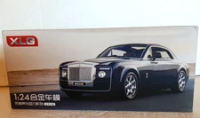XLG Alloy Die-Cast 1:24 Black Rolls Royce Sweptail Model Car