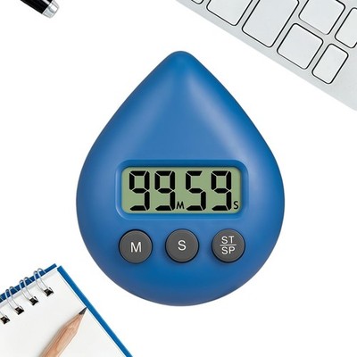 Digitaler Duschtimer Wasserdicht, Wasserdichte Baduhr ohne, Blau