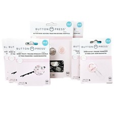 Bundle of We R Memory Keepers Small 0.98 In. Button Press Pieces and Kits