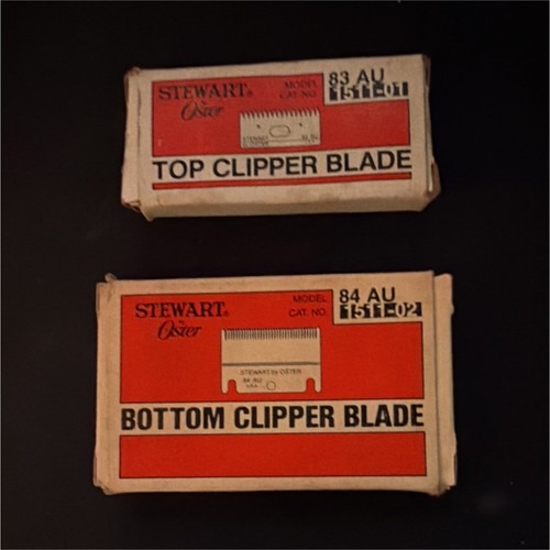Stewart by Oster Body Clipper Blades 83 AU Top & 84 AU Bottom