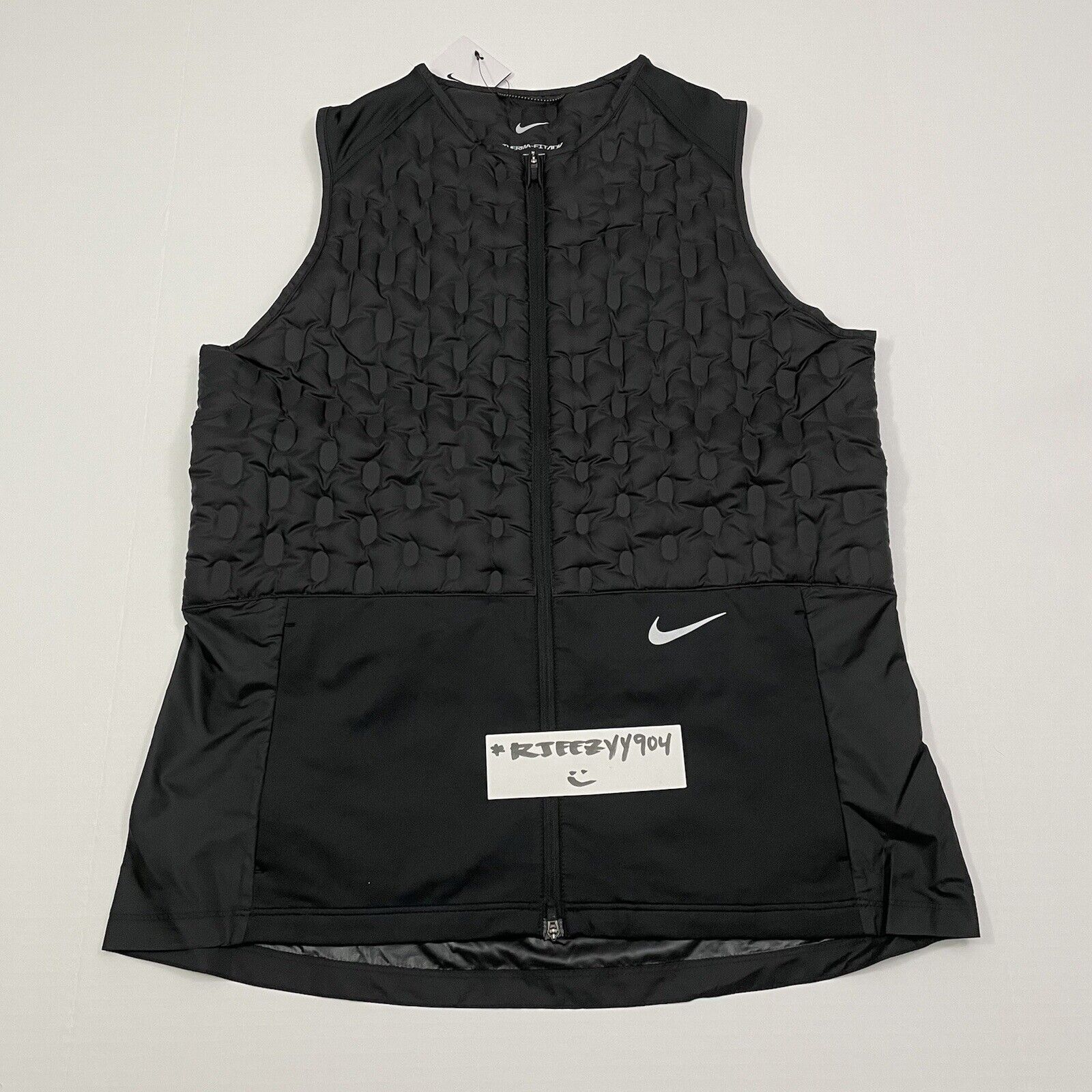 Nike Therma - FIT ADV Gilet Running Vest Sz Women's L DD6063 601 Down Fill