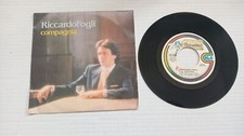 RICCARDO FOGLI- COMPAGNIA 1982 VINILE 45 giri 7" VINTAGE VINYL RECORD