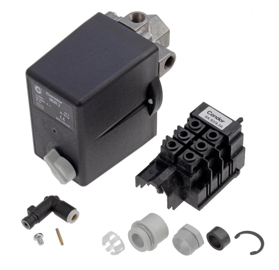 Condor MDR 3 Pressure Switch for Three Phase Air Compressors MDR3/11