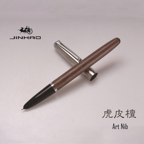 Jinhao 51A Acrylic Resin/Wood Fountain Pen Extra Fine EF/F/M/Art Bent Nib Gift#J - Picture 60 of 60