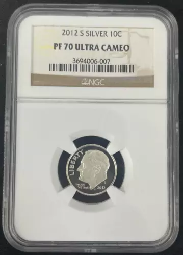 2012-S Silver 10C Proof Roosevelt Dime ~ NGC PF-70 ~ Ultra Cameo