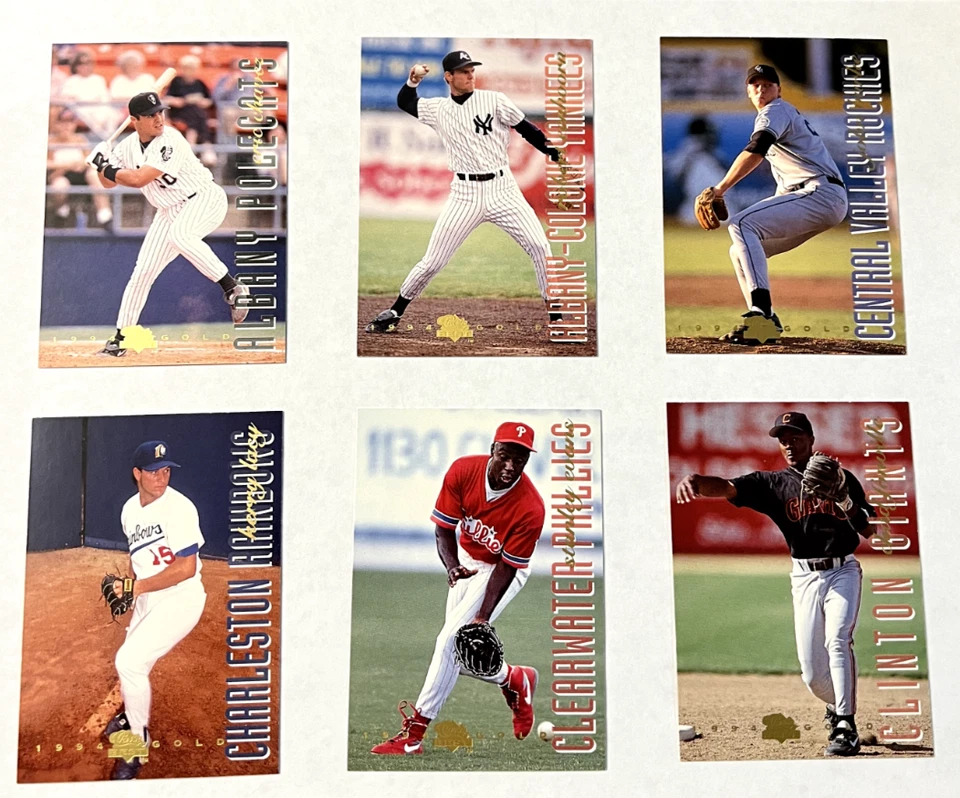 1994 Classic Best Gold #5 Eric Chavez Albany Polecats 3rd Base - Image 3 of 4