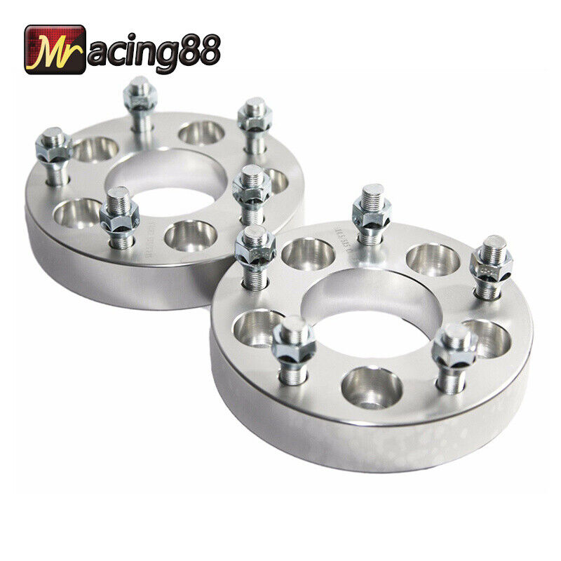 2Pcs For Jeep Wrangler 5x5" " Thick Silver Wheel Spacers 23MM  5 LUG ONLY | eBay