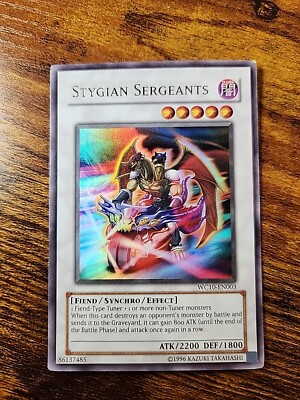 yugioh lp gain cards 🔥 Yugioh! LP Stygian Sergeants - WC10-EN003 - Ultra Rare - Limited Edition