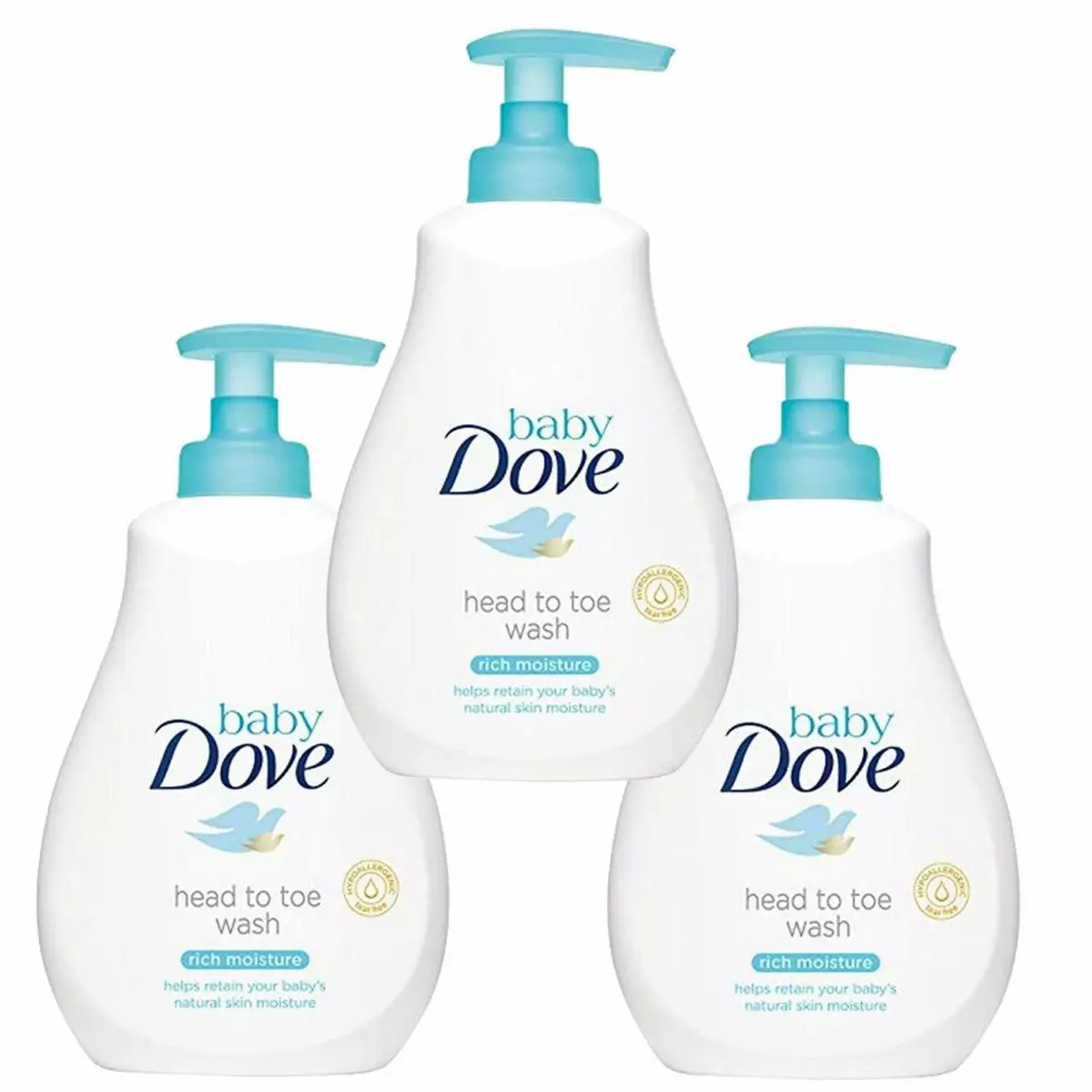 Baby dove head hotsell to toe wash