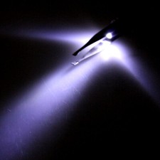 Make Up Tool LED Light Eyelash Eyebrow Hair Removal Tweezer Stainless Steel YF20