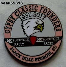 ⭐STURGIS JACKPINE GYPSY SOUTH DAKOTA 2017 HARLEY RALLY JACKET VEST HAT PIN