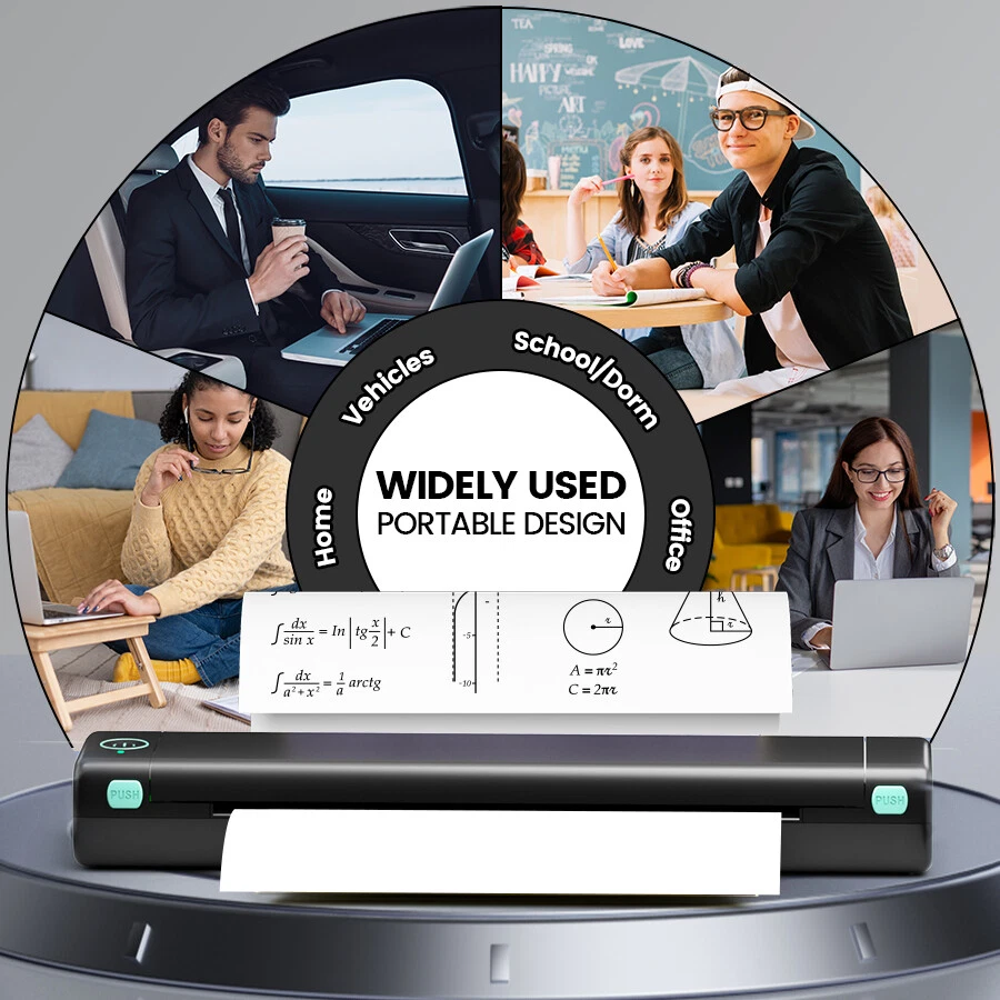 Phomemo M08F Thermal Printer A4 Portable Printer for Travel or A4 paper LOT - Image 4 of 4