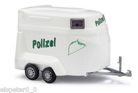 Busch 44925 PferdetransportanhäNger »Polizei« , H0 Automodell 1:87