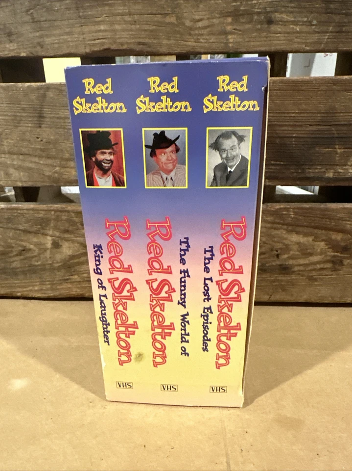 Red Skelton Classic Comedies Series 3 VHS Tapes King of Laughter Lost Episodes - Image 2 of 3