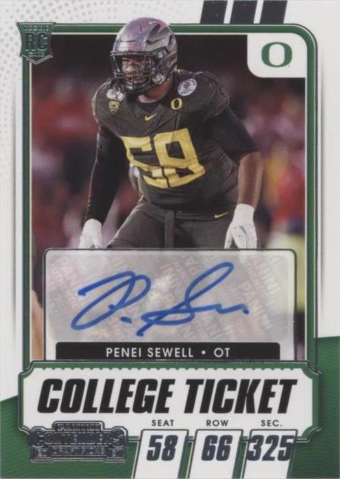 2021 Panini Contenders Draft Picks Penei Sewell #194 - 1 of 2